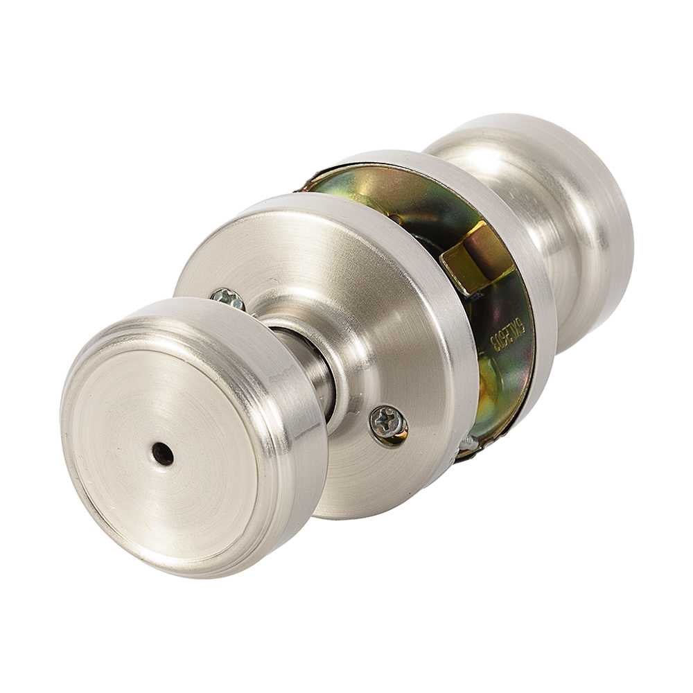 Poignée de porte de salle de bain Maven nickel satiné WEISER