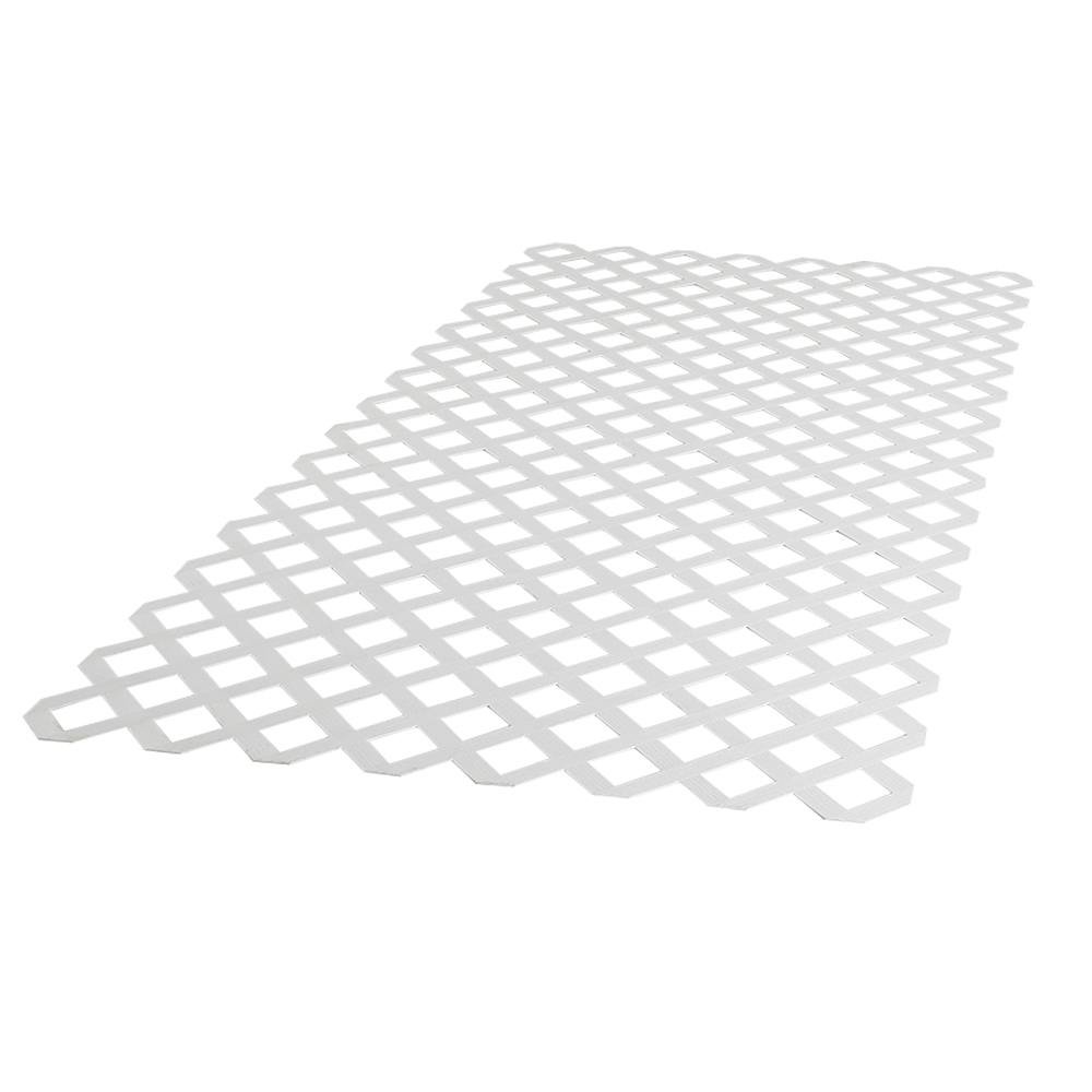 Treillis classique en PVC blanc 4 pi x 8 pi
