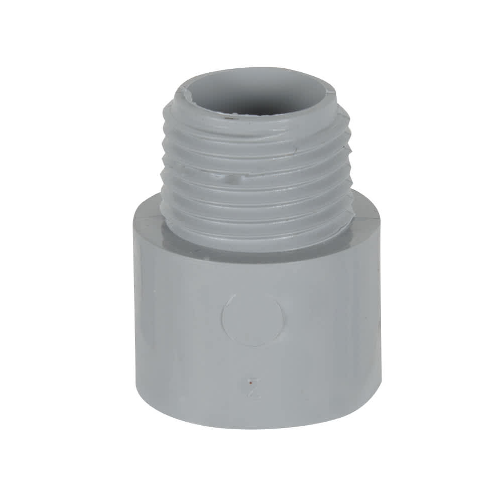 Adaptateur pour conduit électrique en PVC 1/2 po MxM