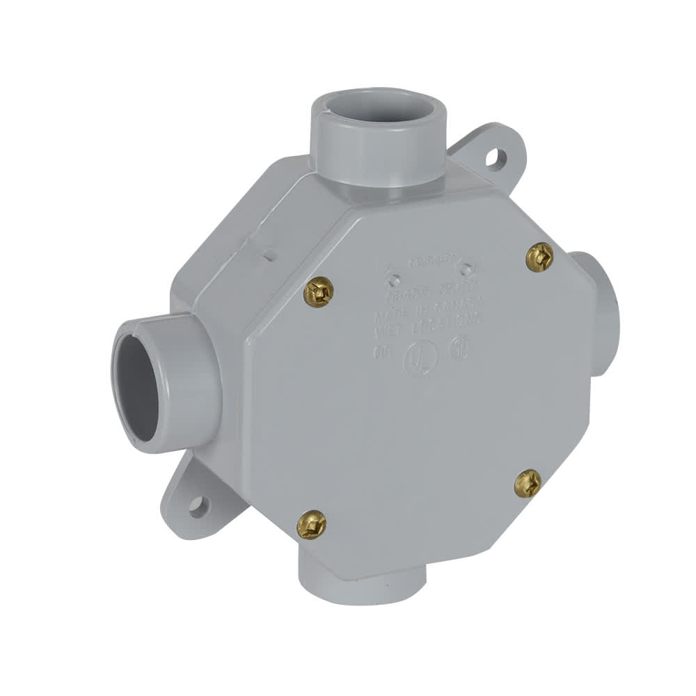 PVC Octogonal Box 1/2 in. - 3/4 in.