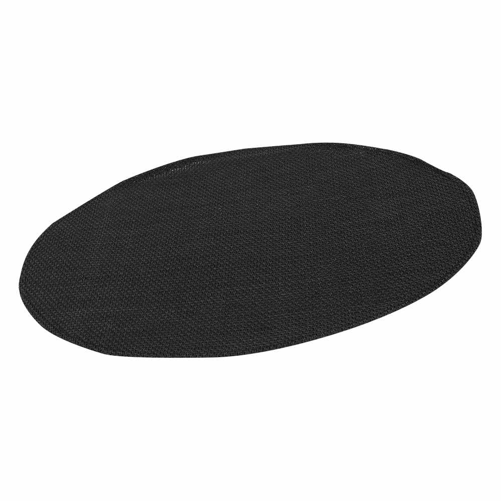 Napperon rond noir 15&nbsp;po VERTUO