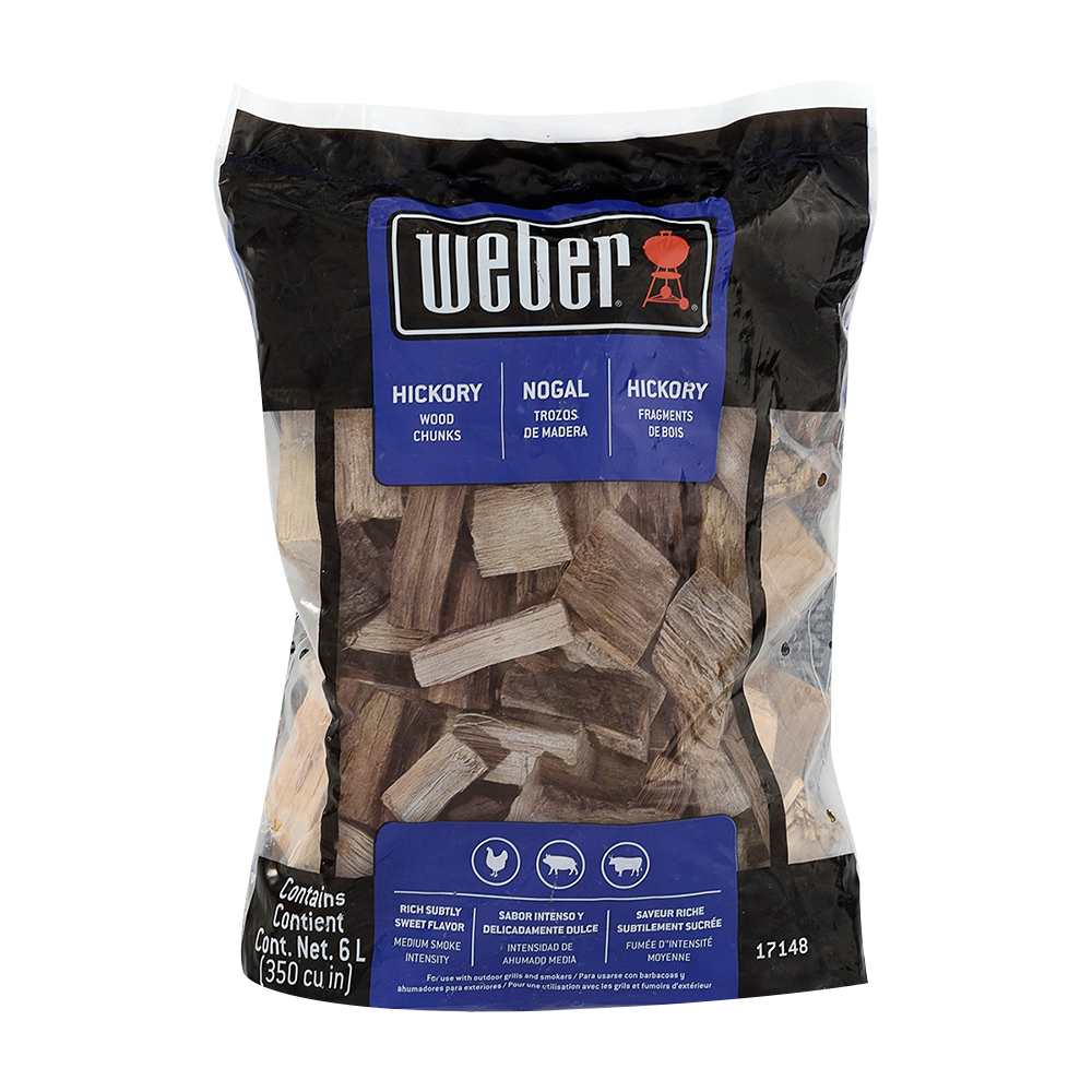 Copeaux de bois à fumer pour BBQ Hickory 4&nbsp;lb WEBER
