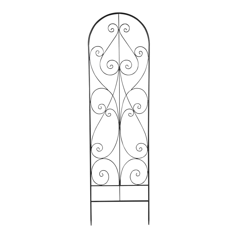 Treillis décoratif en métal noir  Classique 16 po x 56 po VERTUO