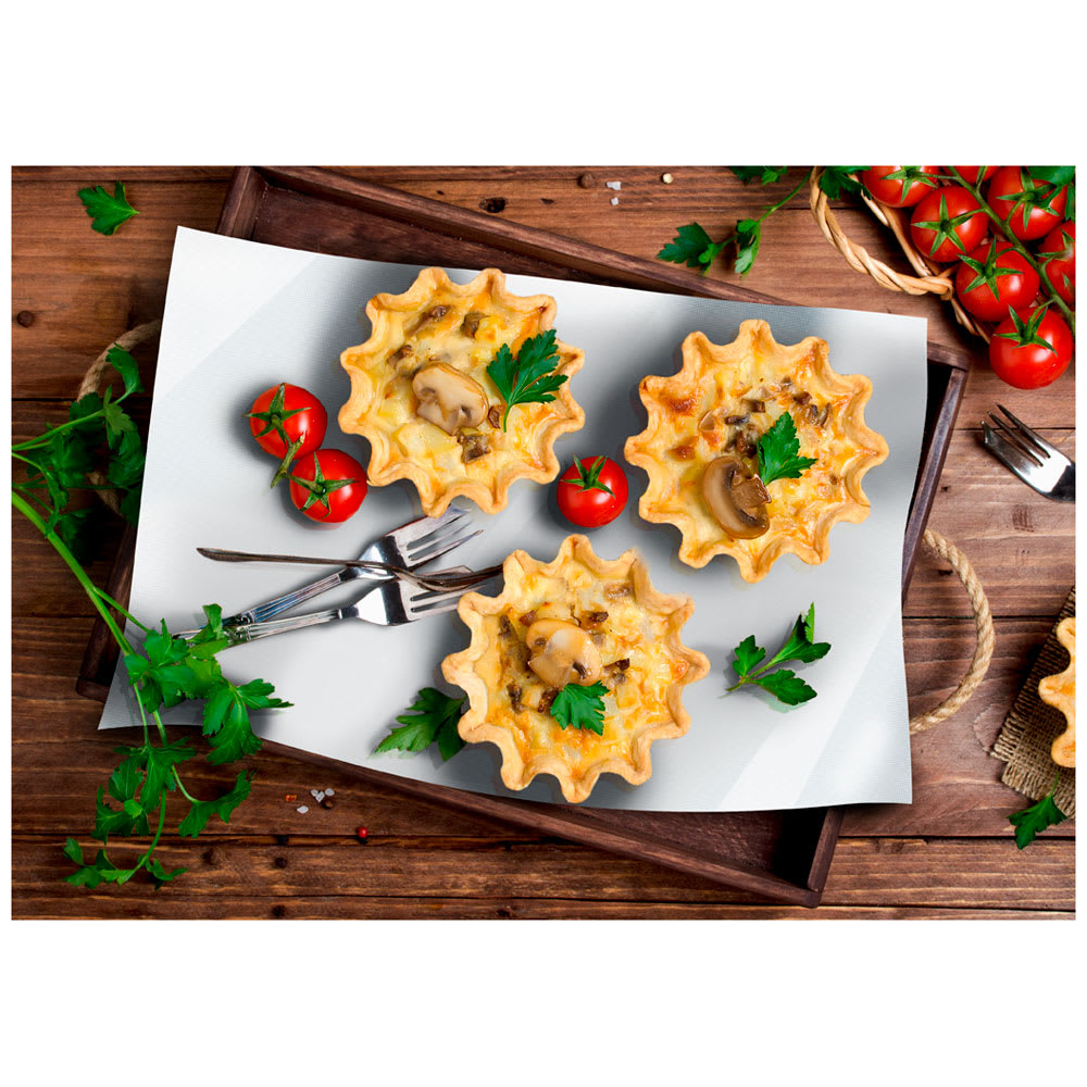 Feuille de cuisson antiadhésive réutilisable multiusage