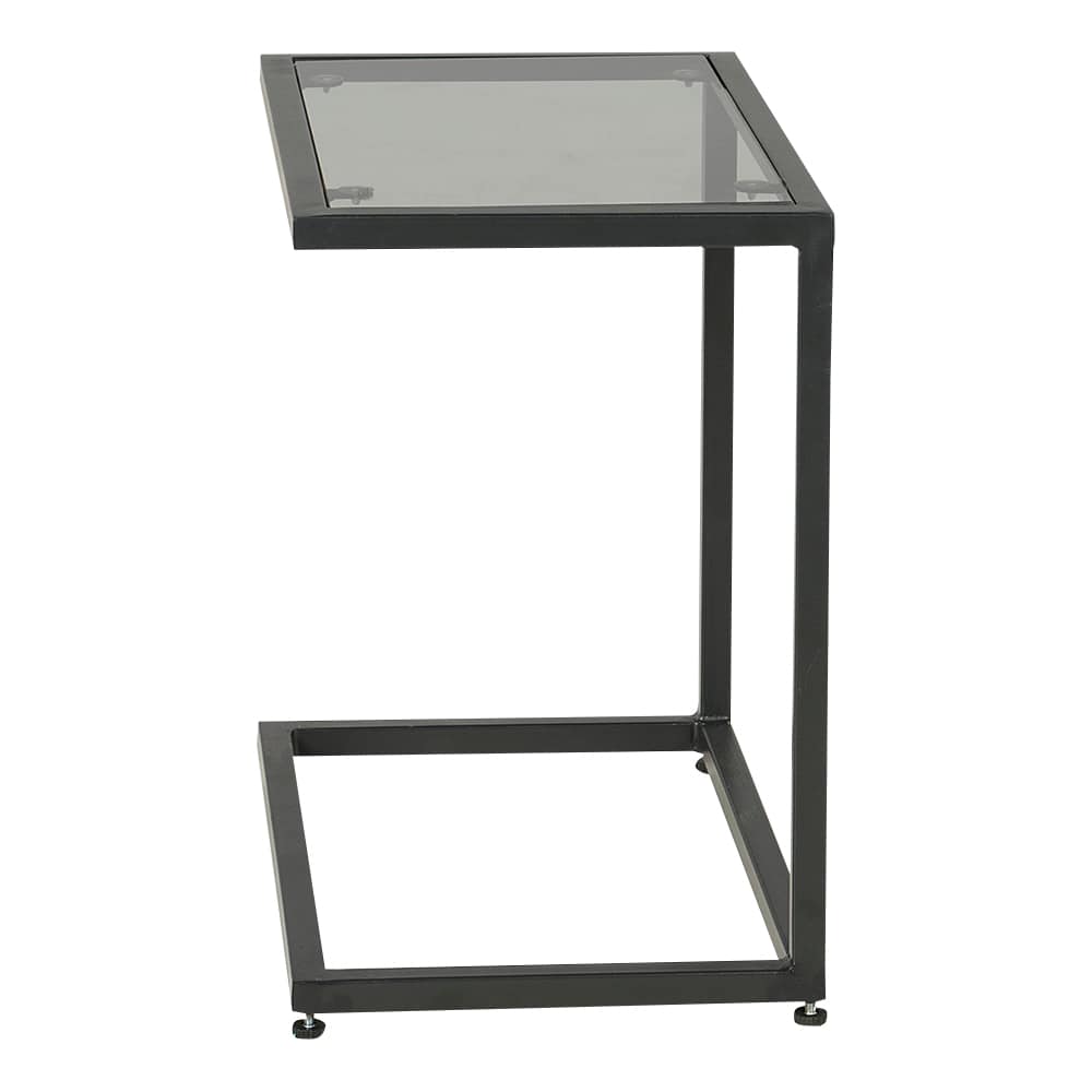 VERTUO Black Steel Rectangular Side Table 17&nbsp;3/4&nbsp;in.&nbsp;x&nbsp;11&nbsp;7/8&nbsp;in.