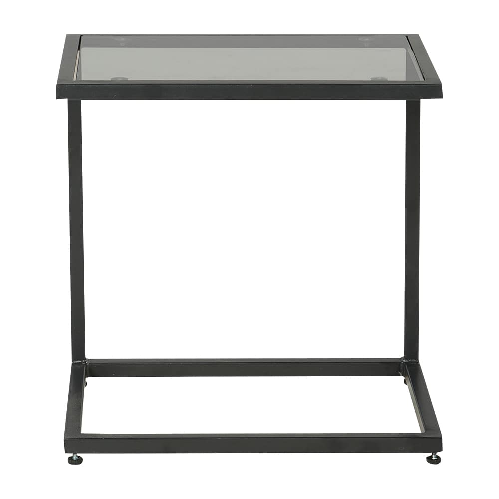 VERTUO Black Steel Rectangular Side Table 17&nbsp;3/4&nbsp;in.&nbsp;x&nbsp;11&nbsp;7/8&nbsp;in.