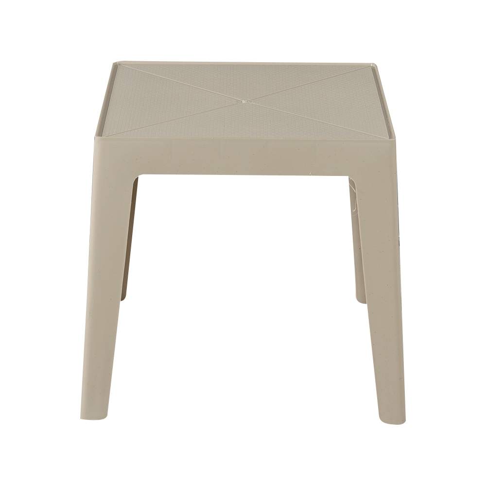 GRACIOUS LIVING Sand Resin Square Side Table 17&nbsp;1/2&nbsp;in.