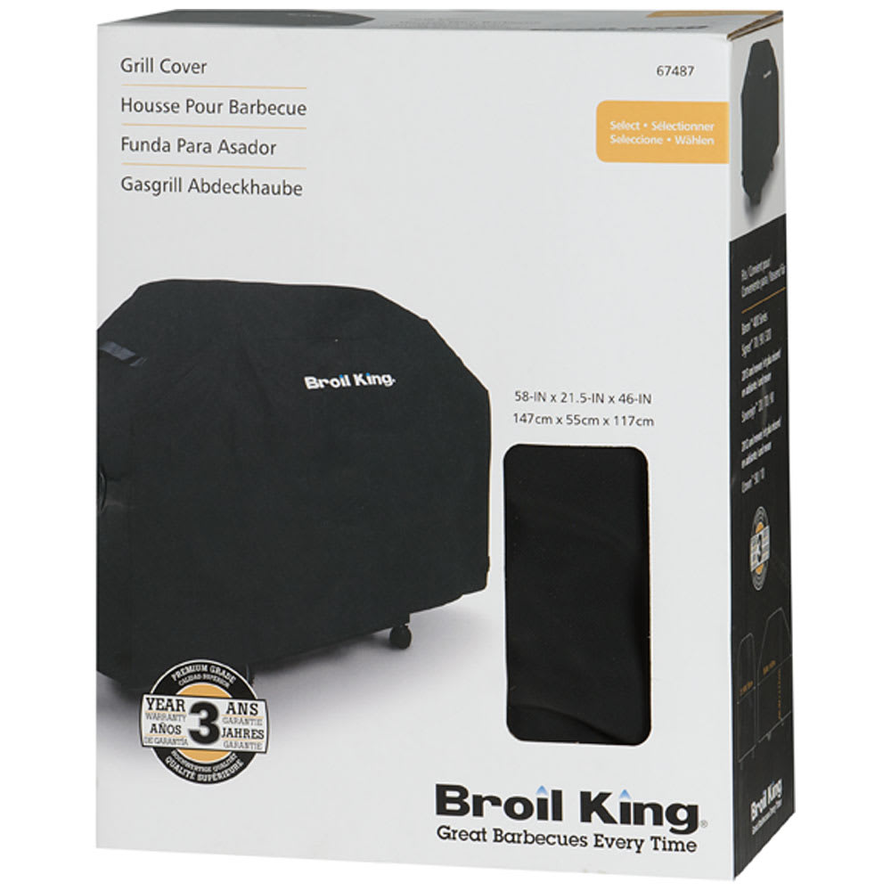 Housse pour BBQ 58&nbsp;po&nbsp;x&nbsp;21&nbsp;1/2&nbsp;po&nbsp;x&nbsp;46&nbsp;po BROIL&nbsp;KING