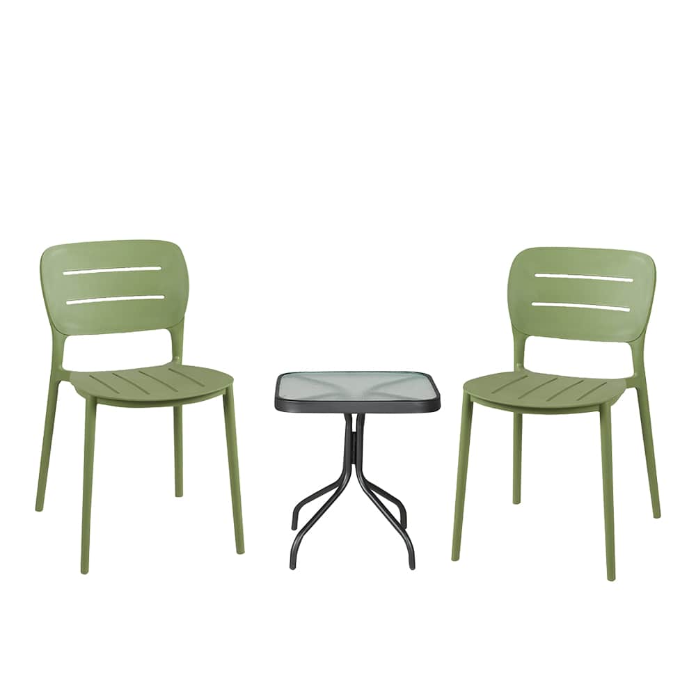 VERTUO Black Steel Square Side Table 16&nbsp;1/8&nbsp;in.