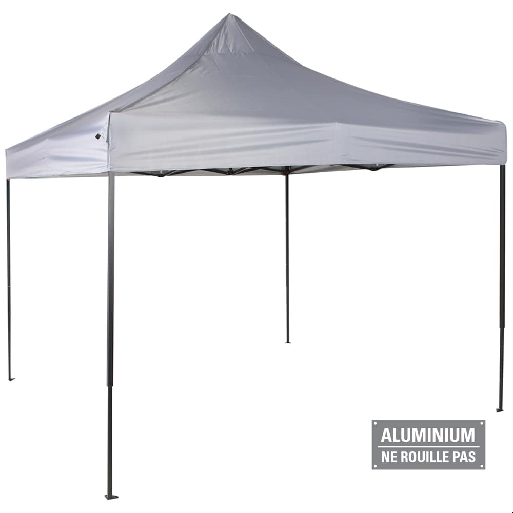 Abri soleil portatif en aluminium 10&nbsp;pi&nbsp;x&nbsp;10&nbsp;pi