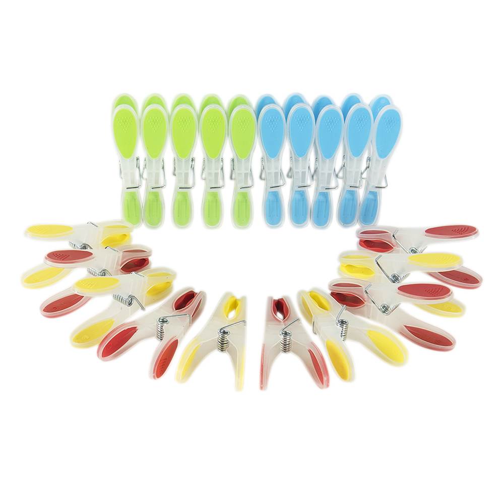 Épingles à linge en plastique Pqt/20