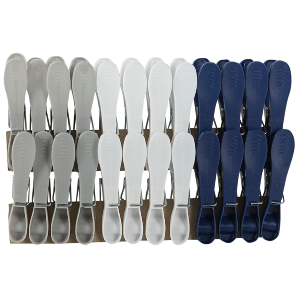 Ensemble de 24 épingles à linge en plastique