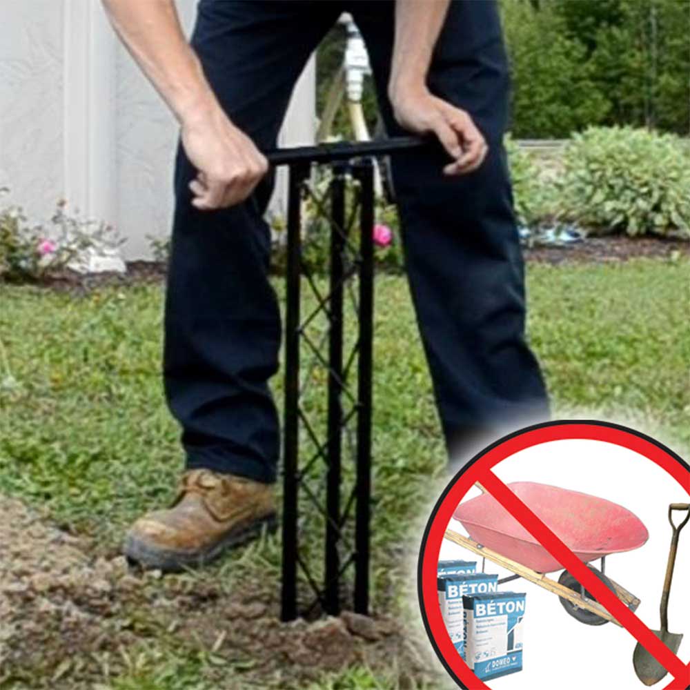 Poteau de corde à linge 16 pi PYLEX