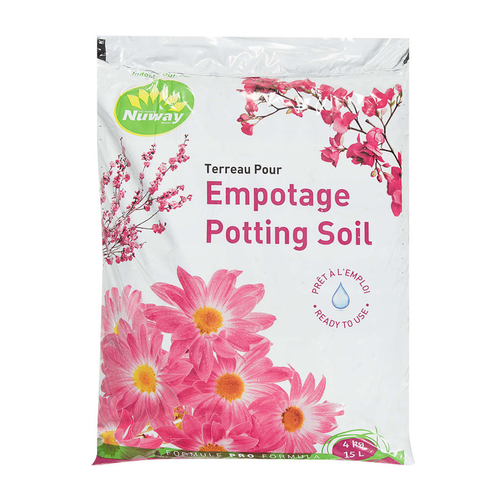 Terreau d'empotage organique 15 L