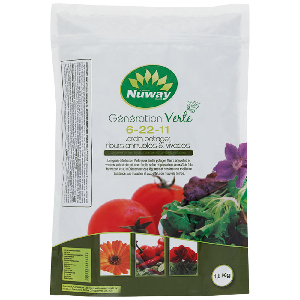 Green Generation Garden Fertilizer 6-22-11, 1.8 kg