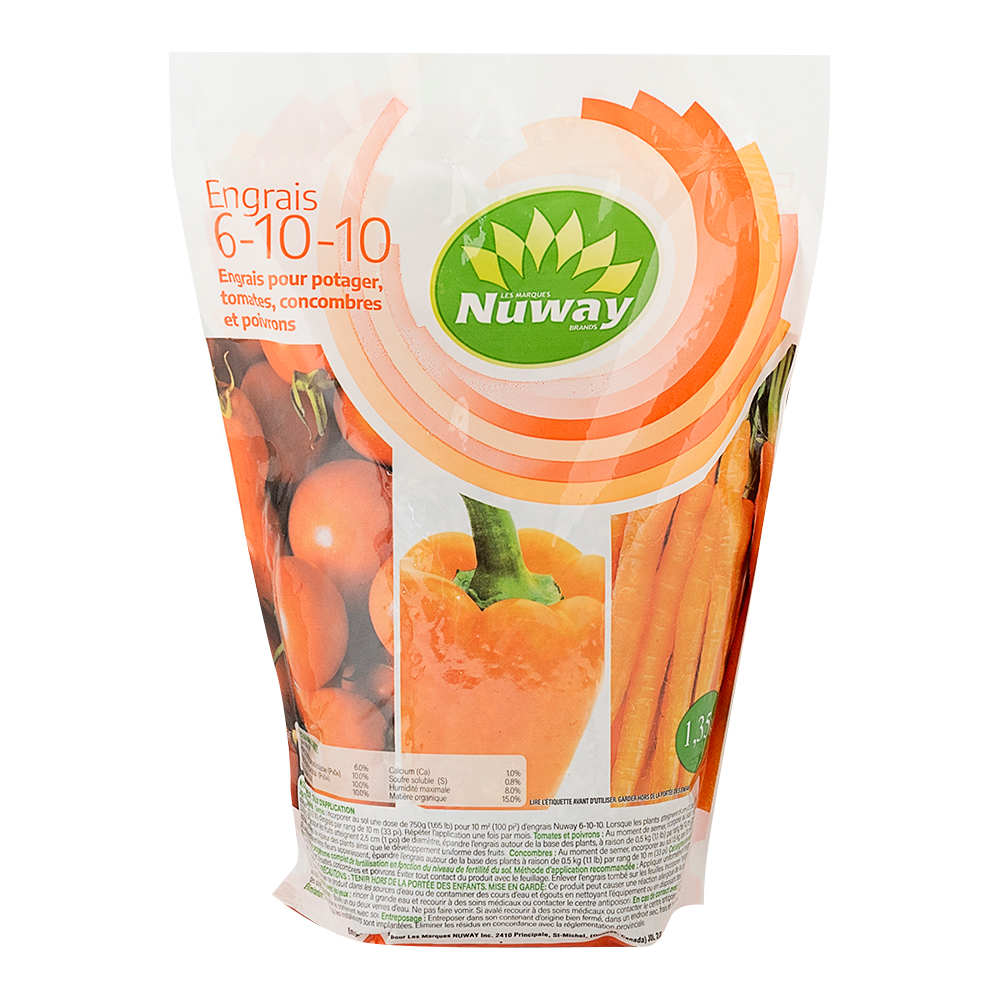 Engrais pour potager 6-10-10, 1,35 kg
