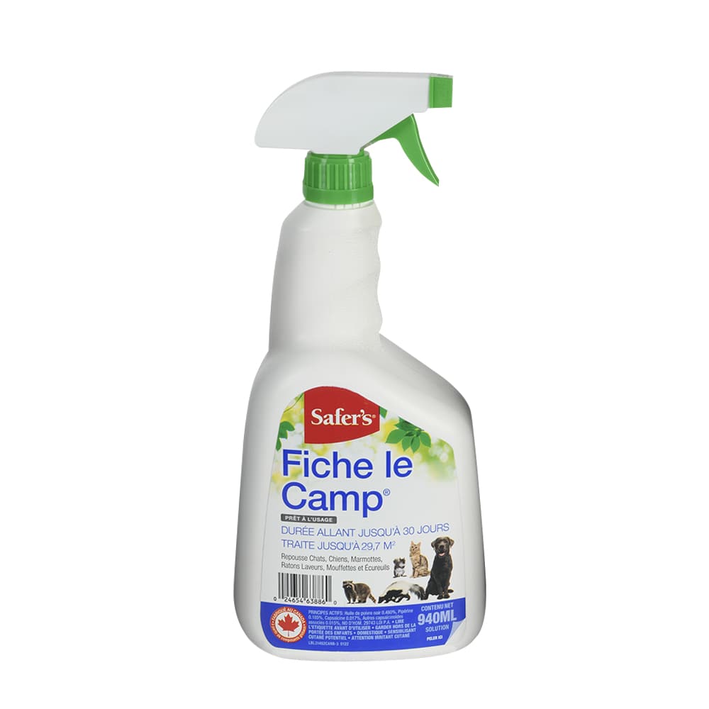 Répulsif liquide pour animaux Fiche le camp 940&nbsp;ml