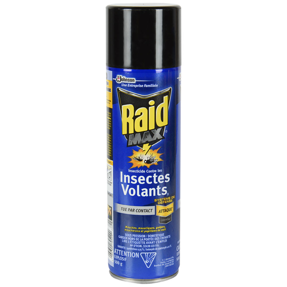 Insecticide pour insectes volants Raid Max 500 g