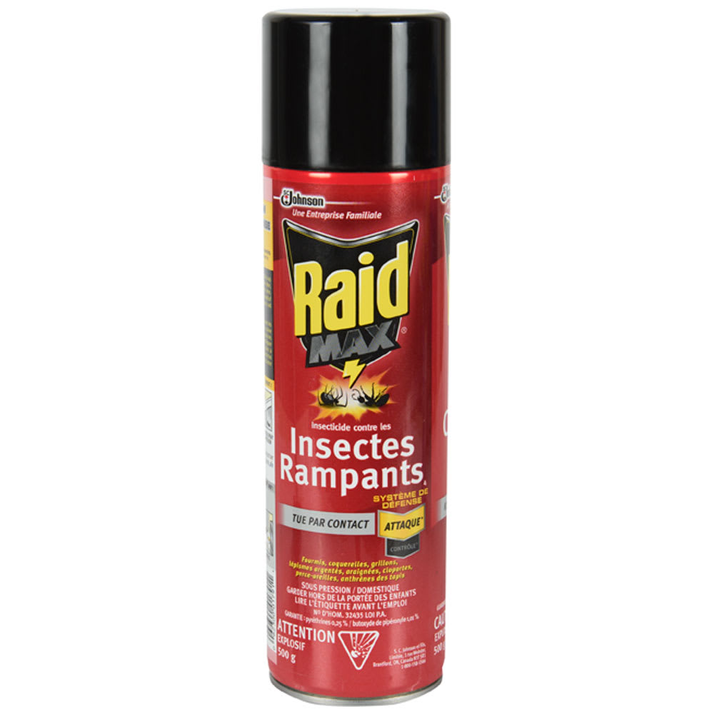 Insecticide pour insectes rampants Raid Max 500 g