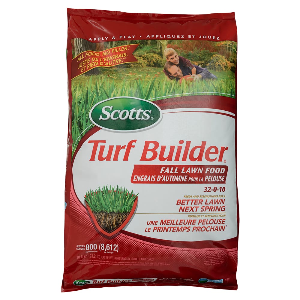 Engrais d'automne pour pelouse Turf Builder 32-0-10, 10,5 kg