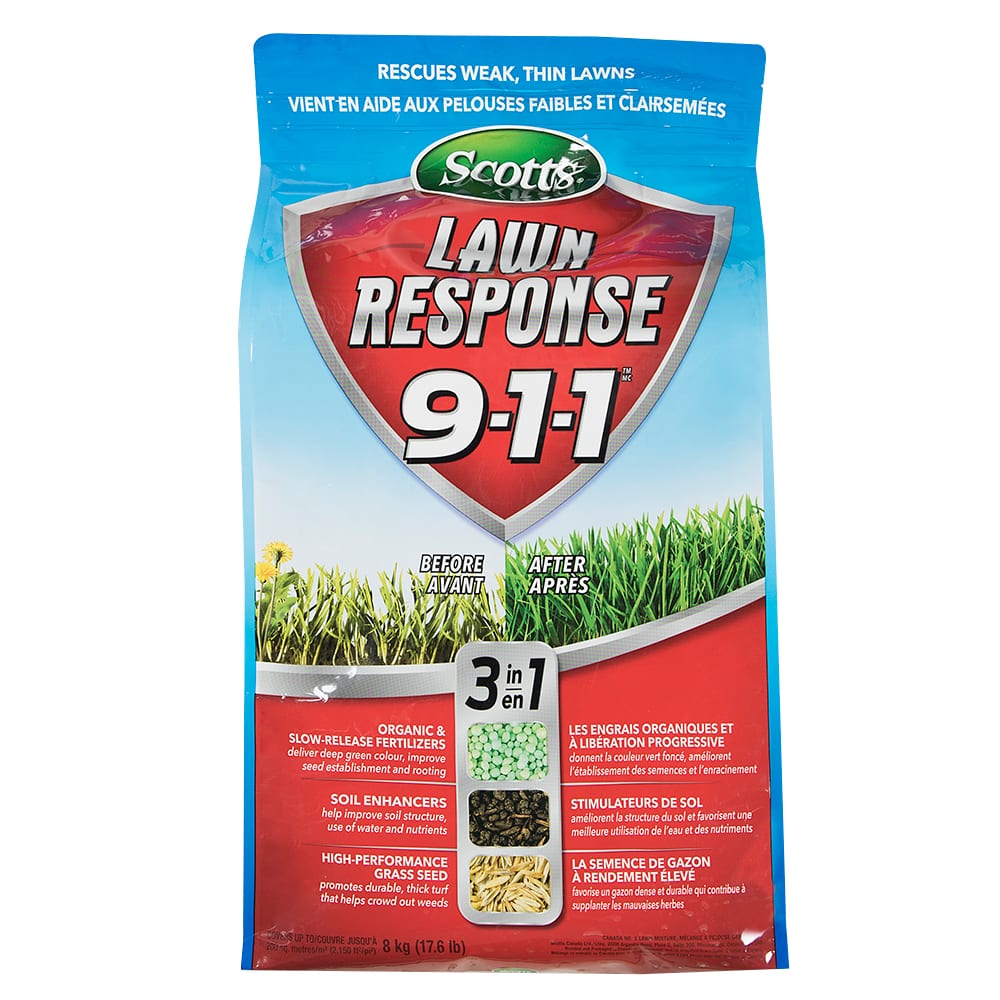 Semences et engrais répare-pelouse Lawn Response 8 kg
