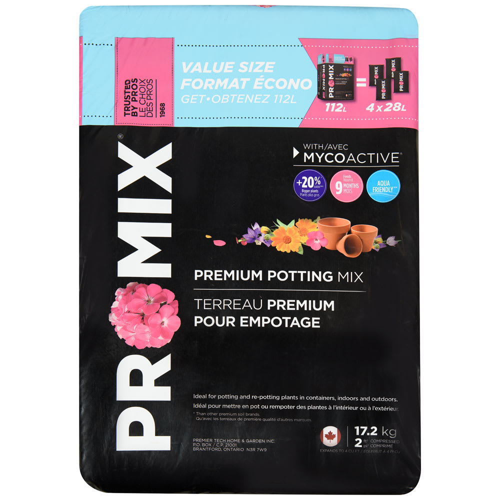 Terreau d'empotage premium Pro-Mix 2 pi³, 112 L