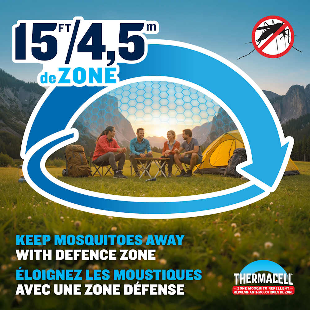 Insectifuge de zone portatif Thermacell olive
