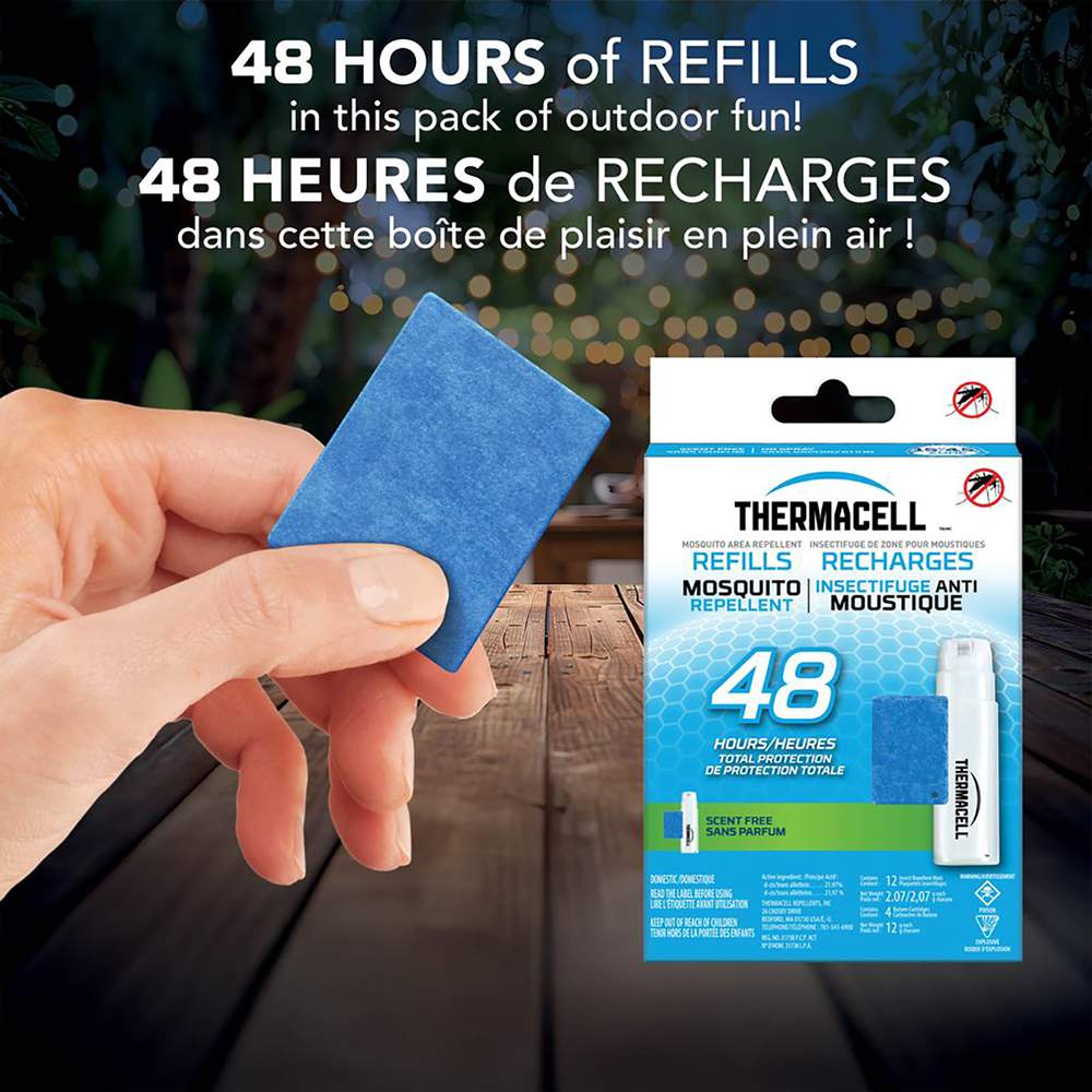 Recharge Insectifuge Thermacell 48 heures