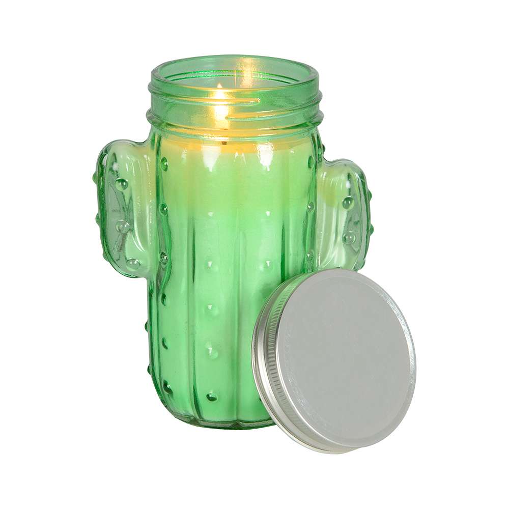 Chandelle à la citronnelle Cactus