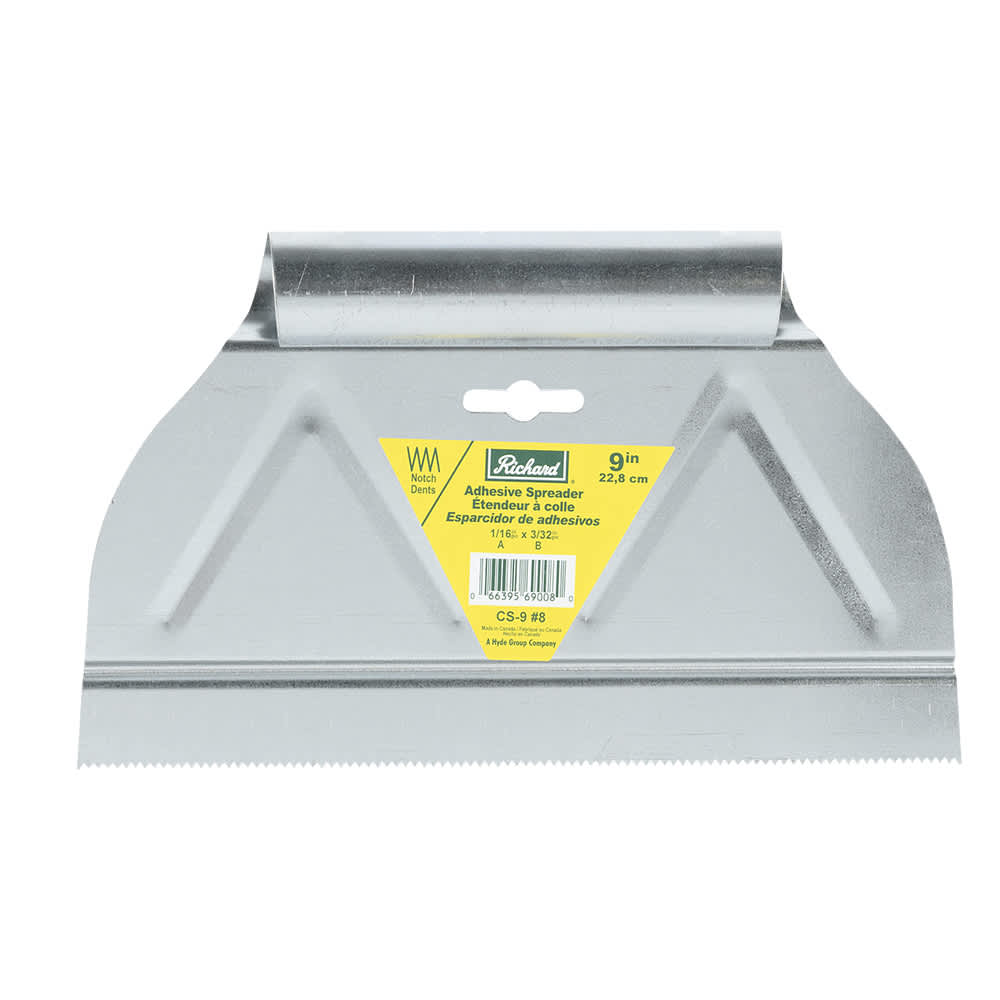 A. RICHARD Adhesive Spreader - 1/16 in. x 9 in.