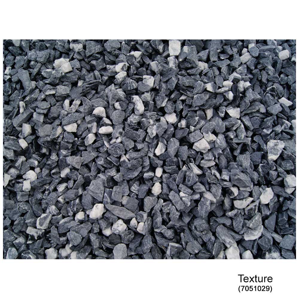 3/4 in. at 1 1/4 in. Blue & White Decorative Stone 20 kg