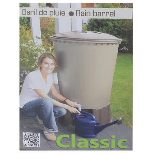 Baril de récupération d’eau de pluie 210 L