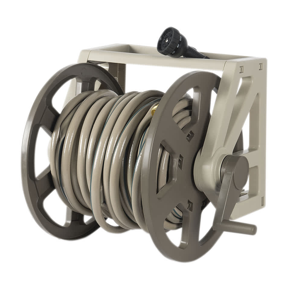 Dévidoir mural pour tuyau d'arrosage 150 pi