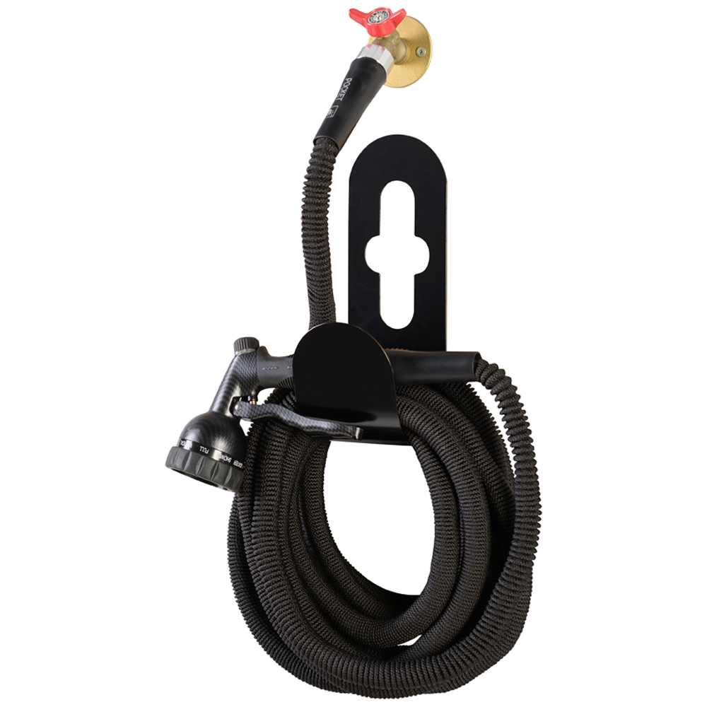 Support mural pour tuyau d'arrosage 50 pi