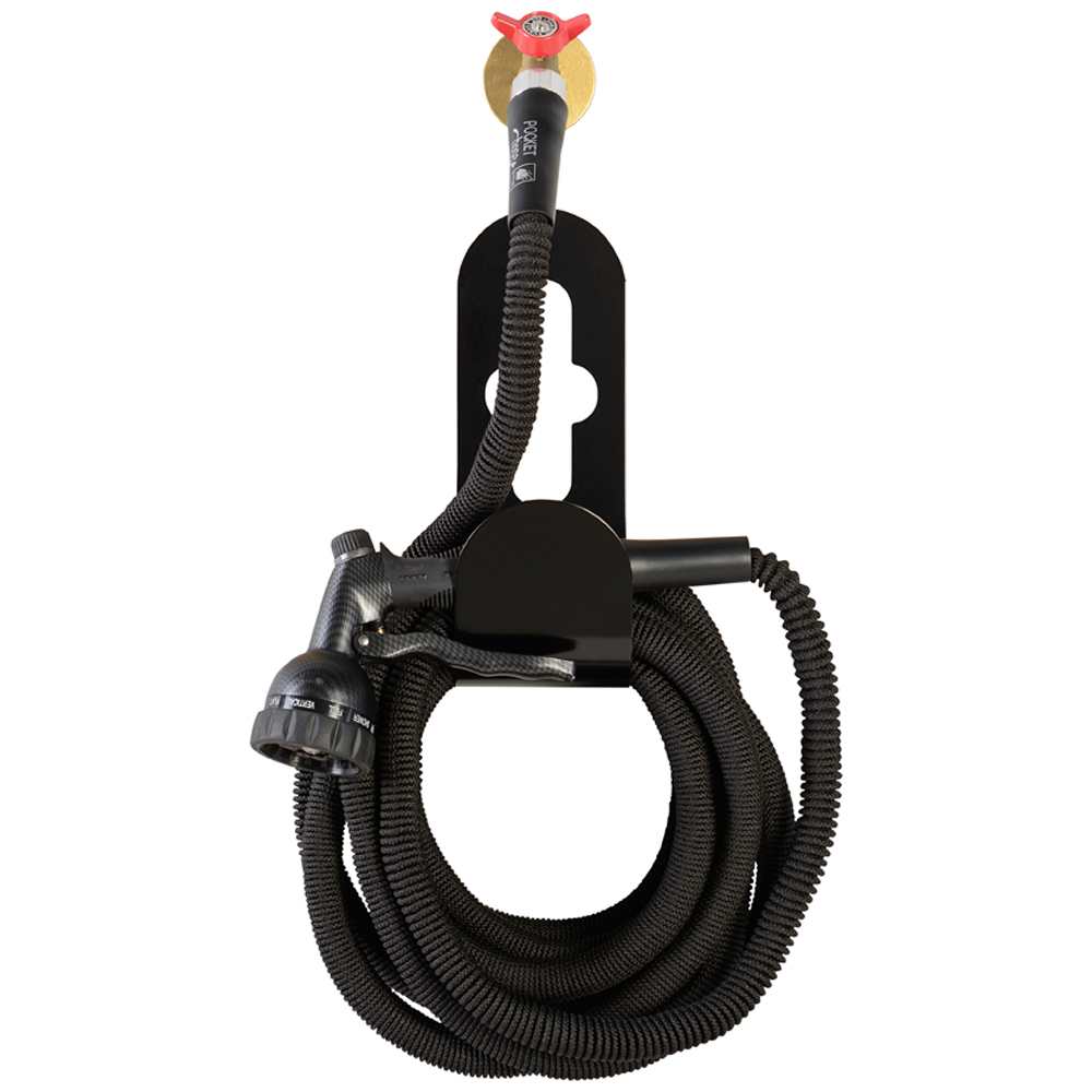 Support mural pour tuyau d'arrosage 50 pi