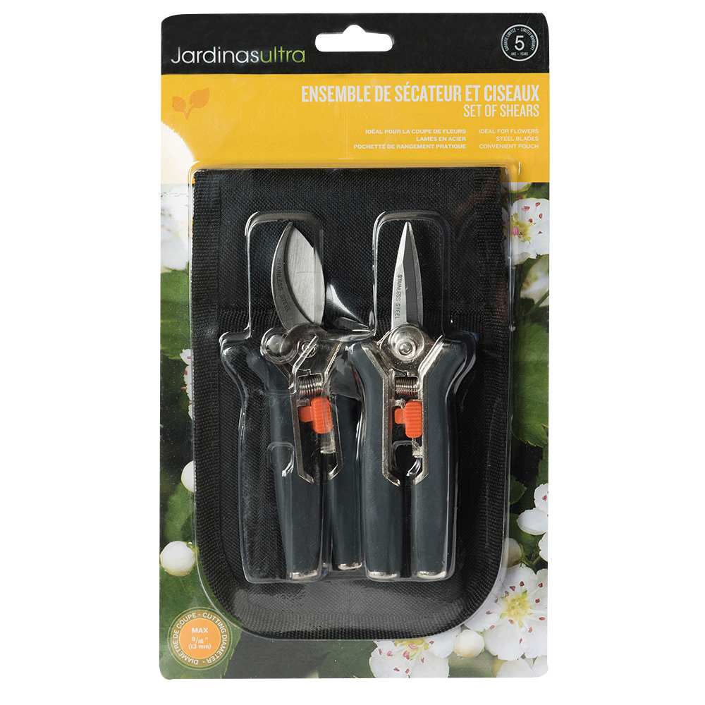 Deluxe Pruner & Scissors 2-Set