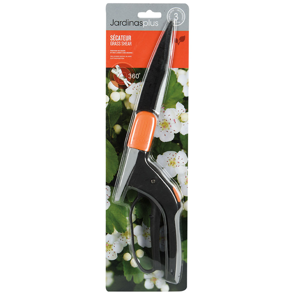 Ciseaux à gazon pivotants 360°