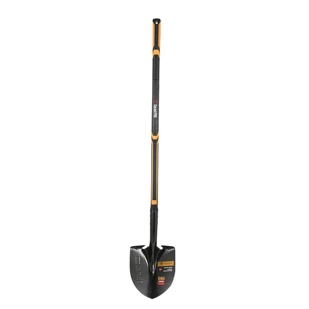 GARANT Pro Round Hardened Steel Shovel with Fiberglass Handle 64 in.