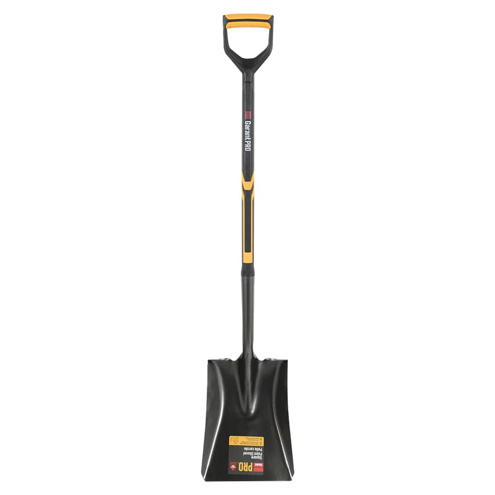 GARANT Pro Square Shovel Hardened Steel with Fiberglass Handle 42 1/2 in.