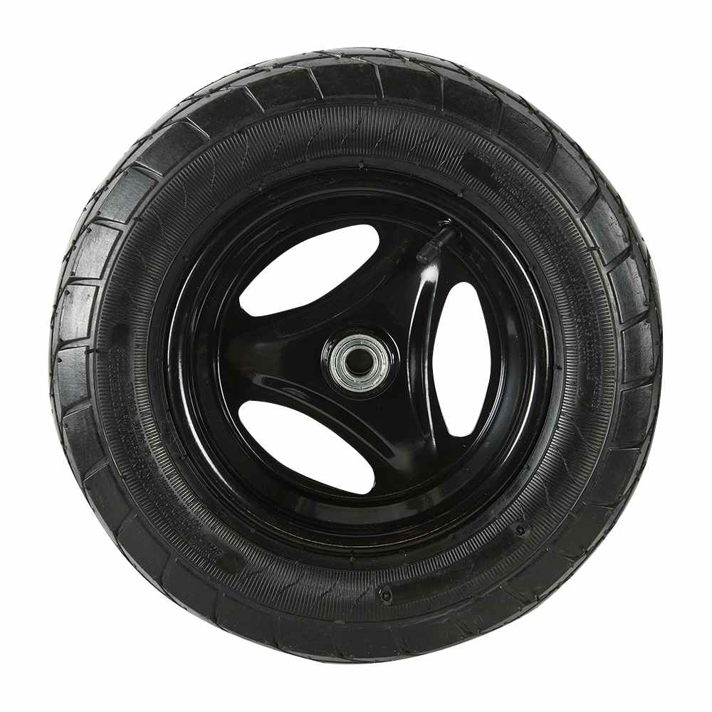 Roue et pneu pour brouette avec essieu 5/8 po 14 1/4 po JARDINAS