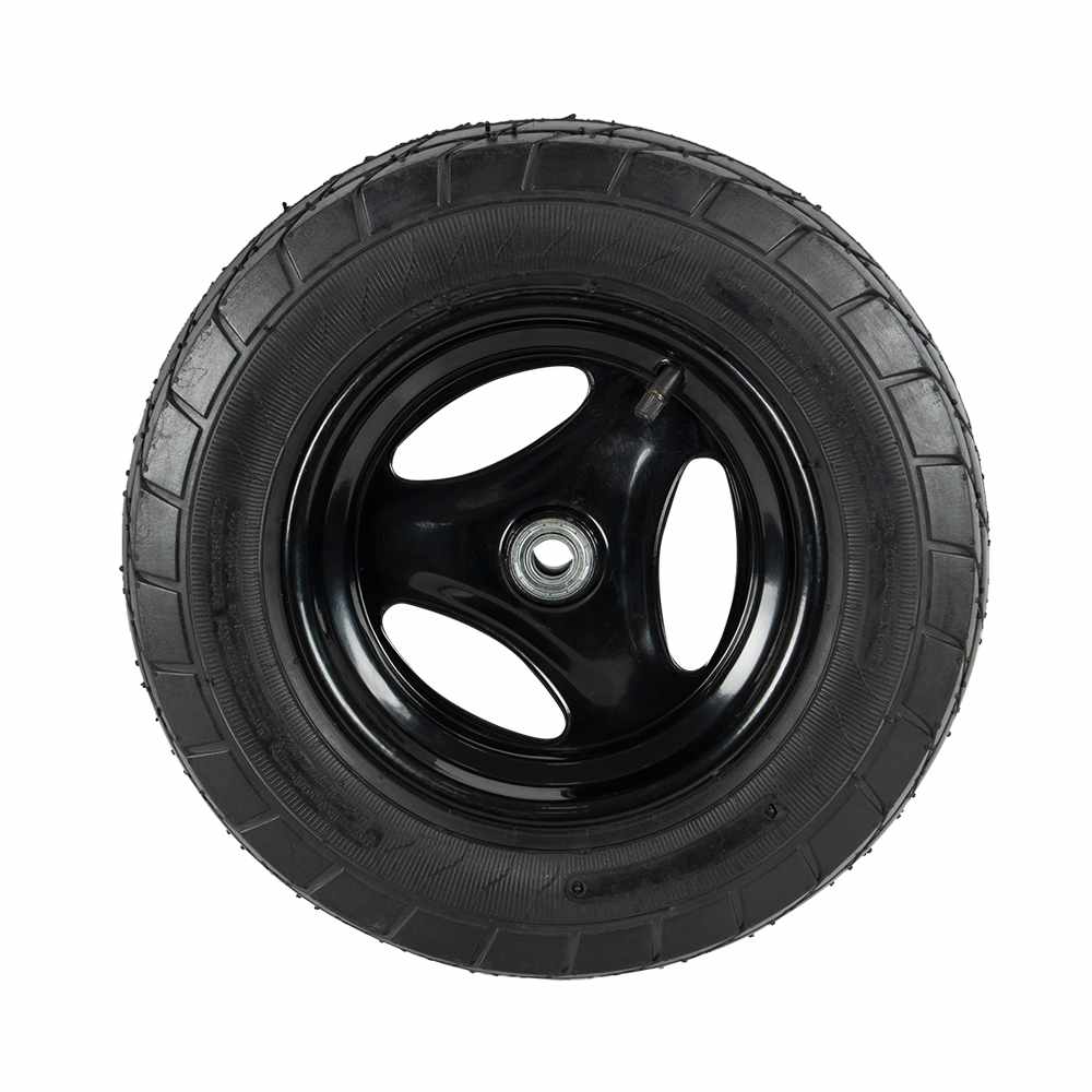 Roue et pneu pour brouette avec essieu 5/8 po 14 1/4 po JARDINAS