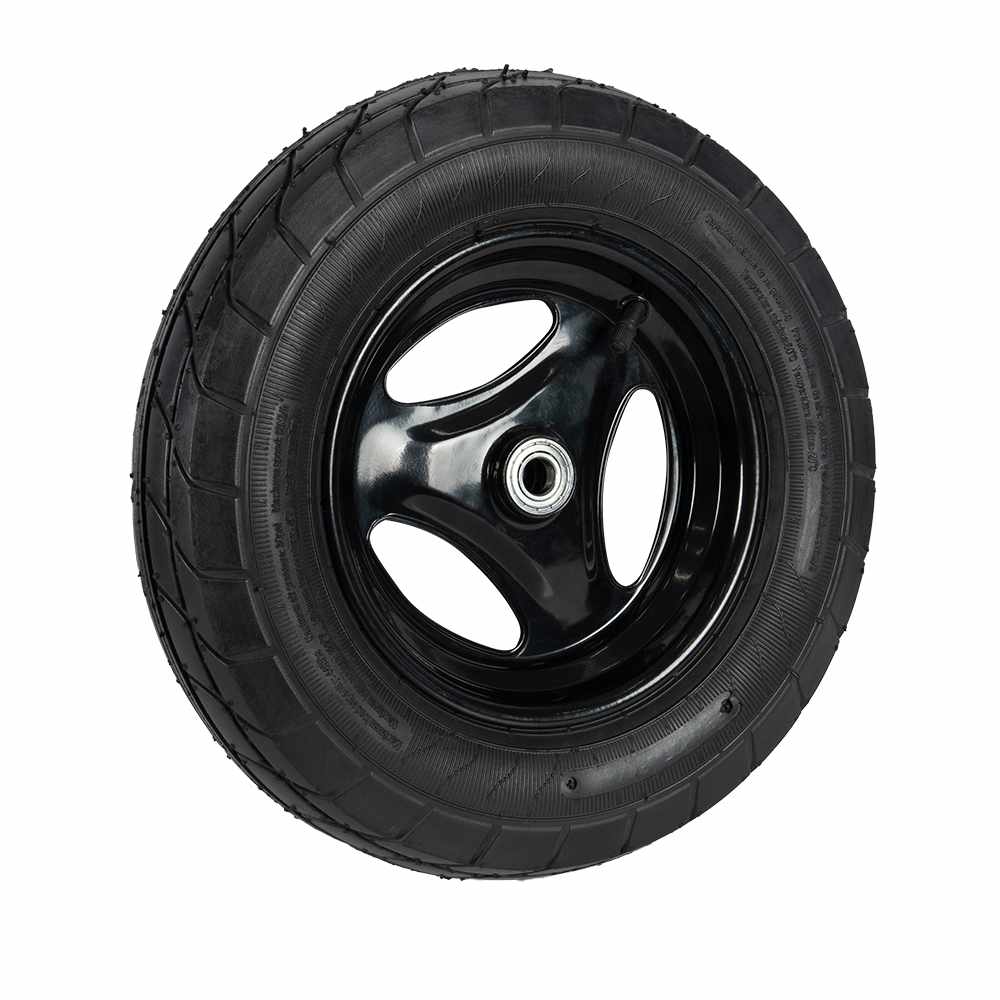 JARDINAS Wheelbarrow Wheel & Tire with 5/8 in. Axle 14 1/4 in.