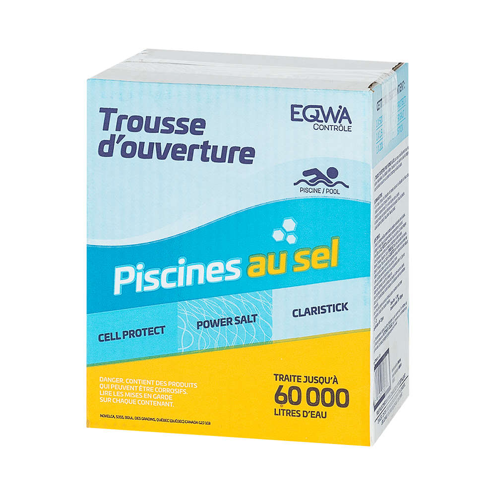 Trousse d'ouverture pour piscine au sel