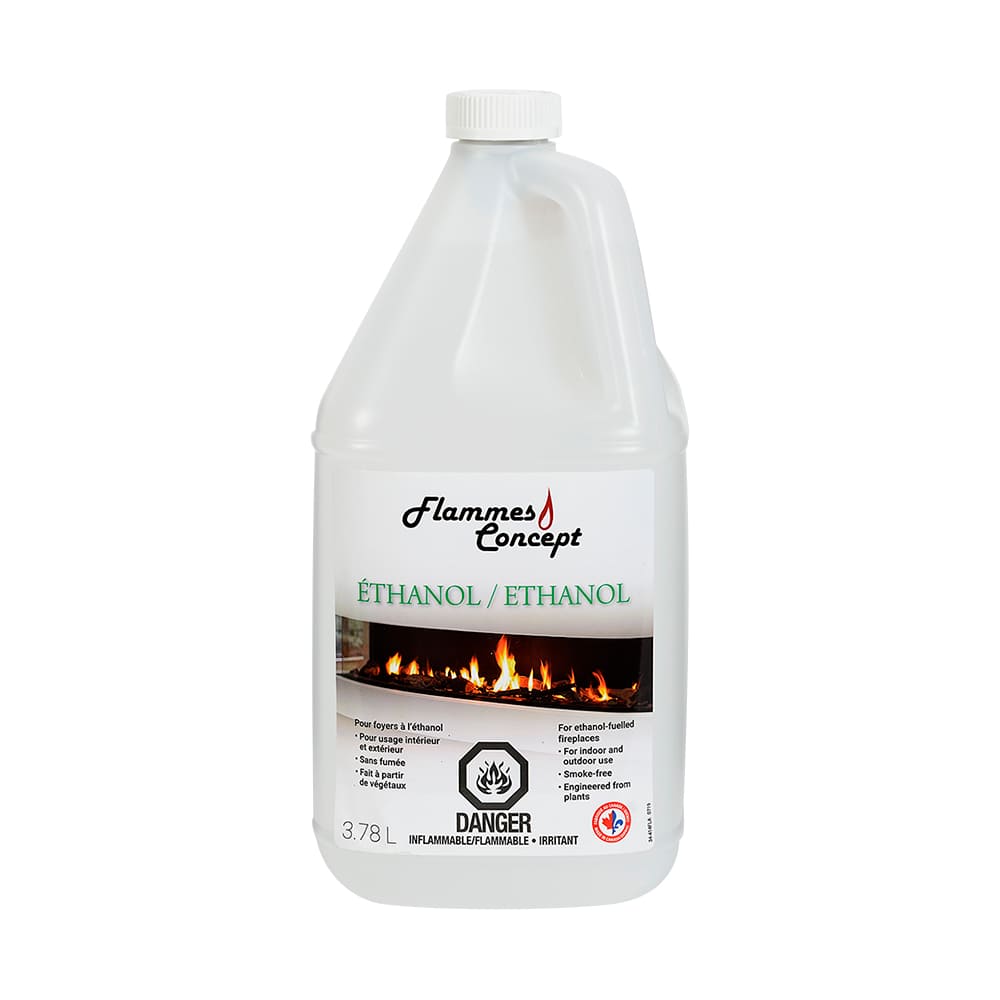 Combustible liquide pour foyer à l'éthanol 3,78 L
