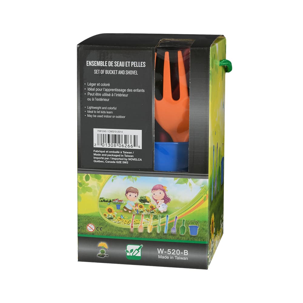 Ensemble de seau et pelles pour enfants
