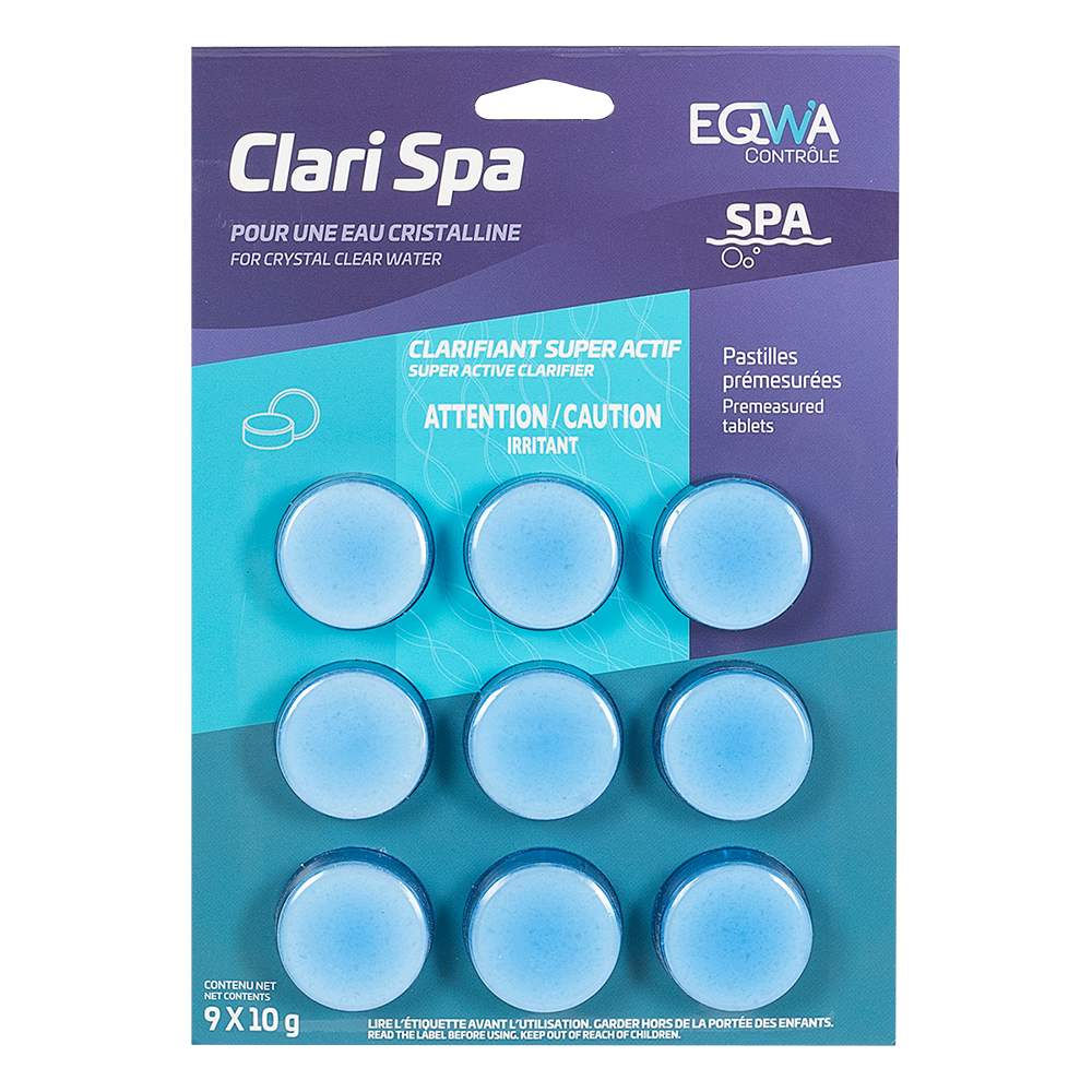 Pastilles de clarifiant Clari Spa Pqt/9