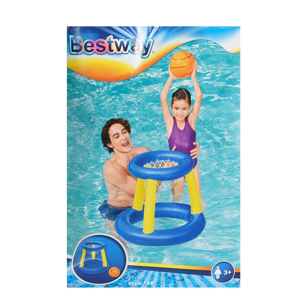 Jeu de basketball gonflable pour piscine 24 po