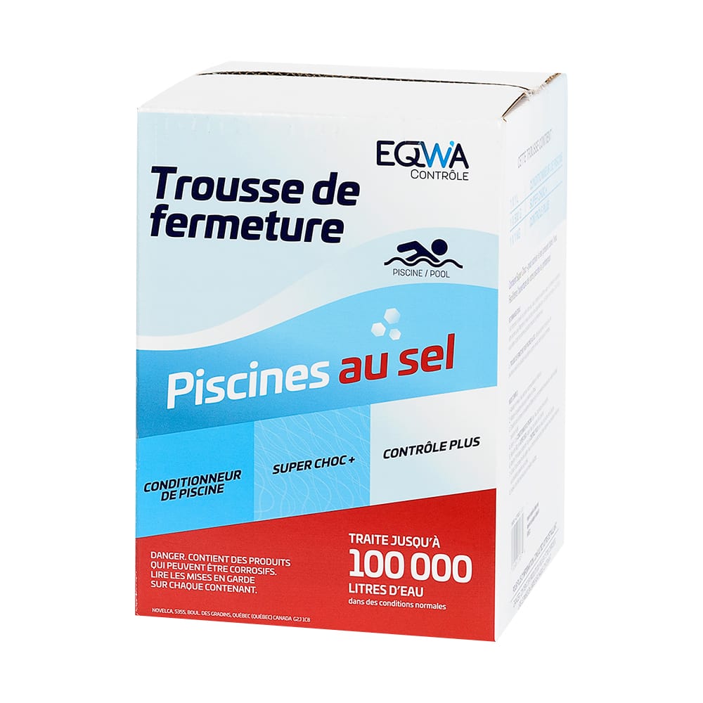 Trousse de fermeture pour piscine au sel