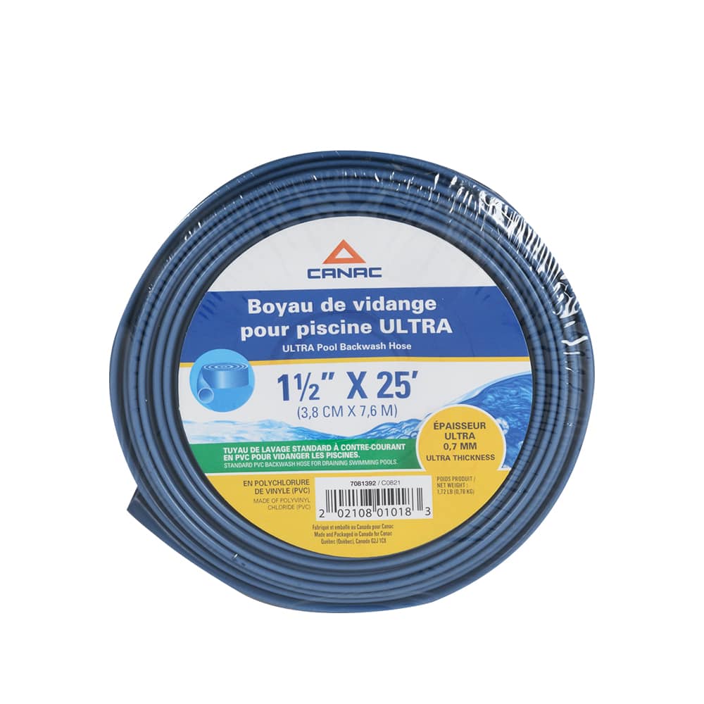 Boyau de vidange pour piscine Ultra 1&nbsp;1/2&nbsp;po&nbsp;x&nbsp;25&nbsp;pi