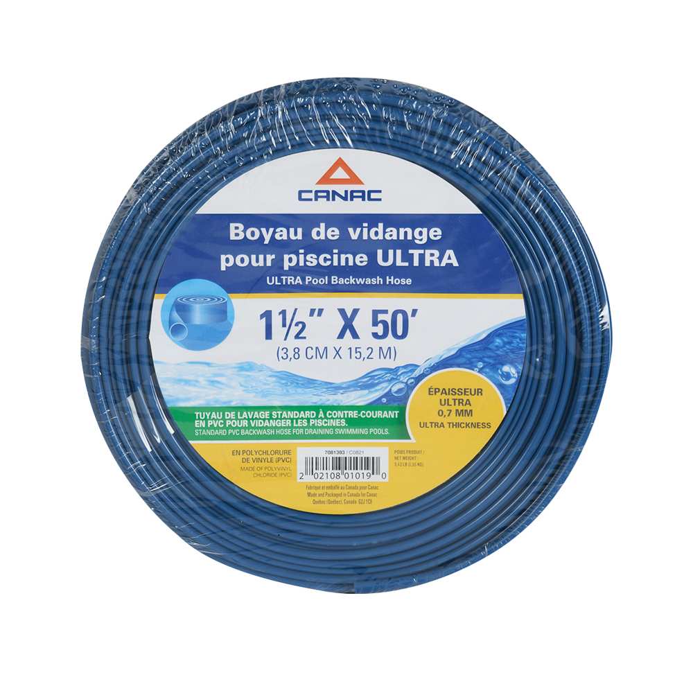 Boyau de vidange pour piscine Ultra 1&nbsp;1/2&nbsp;po&nbsp;x&nbsp;50&nbsp;pi